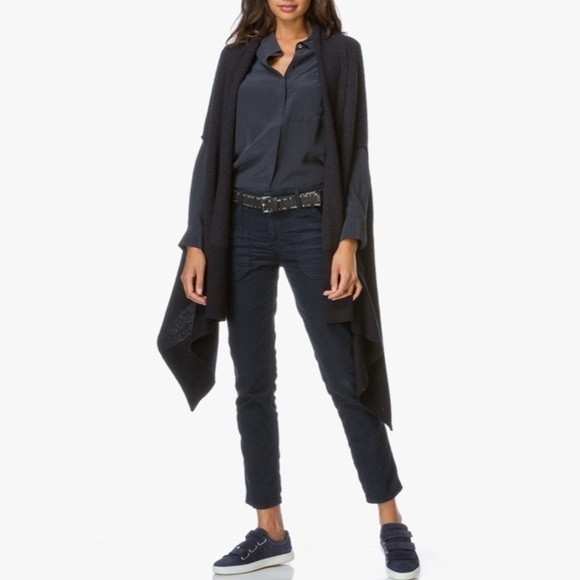 ba&sh Sally Navy Blue Corduroy Pants 31 - Picture 2 of 8